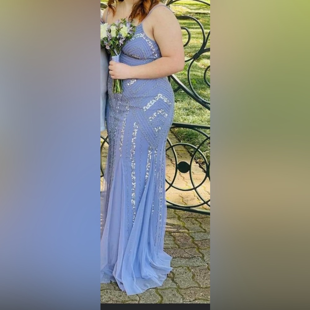 Purple prom dress